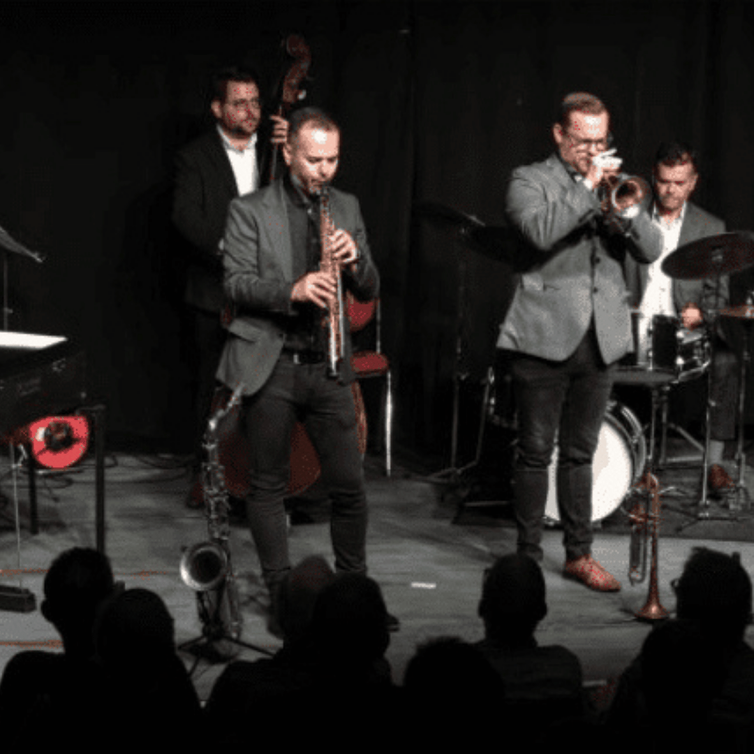 Five-Way Split performing onstage
