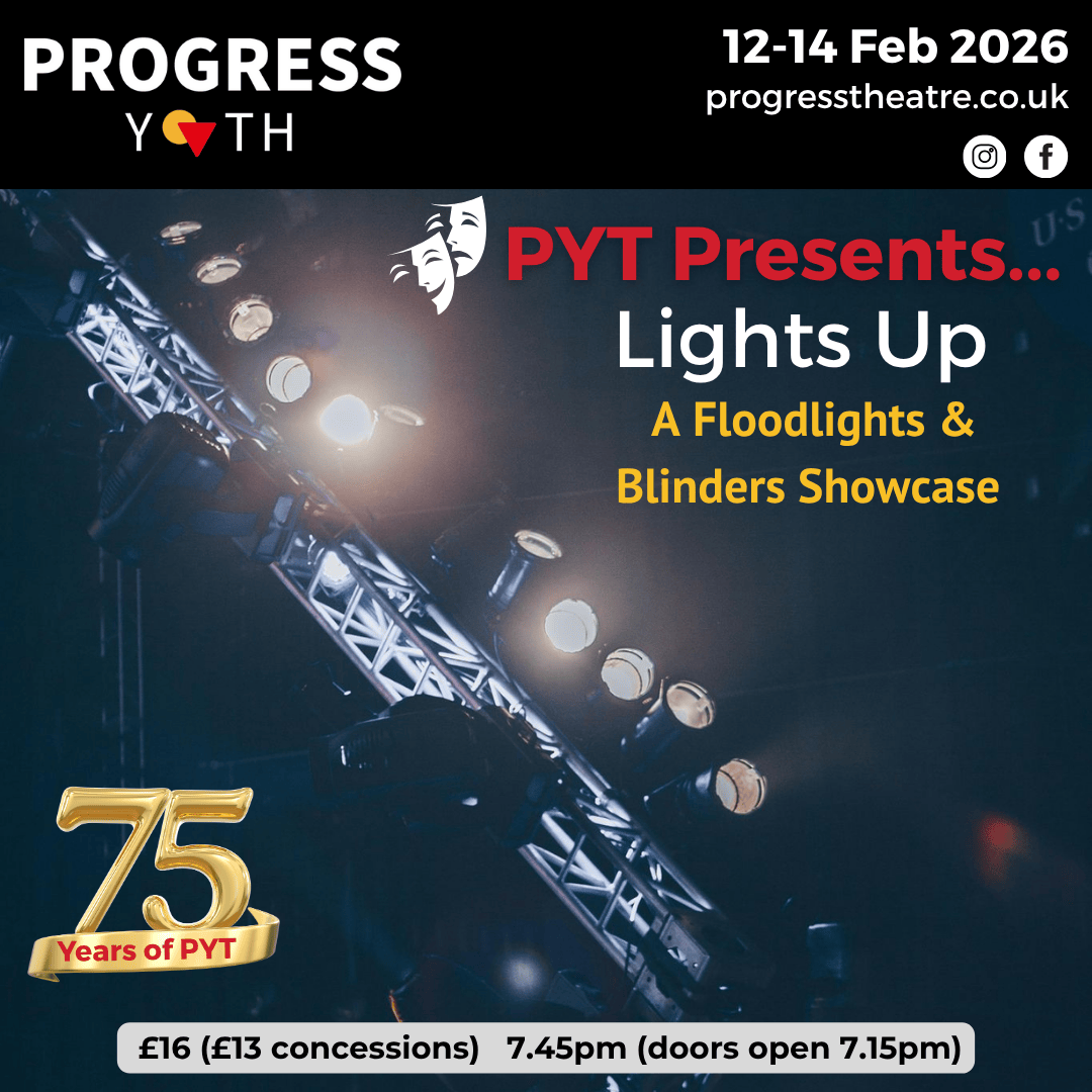 Progress Youth 75th anniversary production marketing image